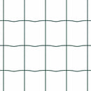 vidaXL Kerítés oszlopokkal Zöld 0,6 x 25 m Acél