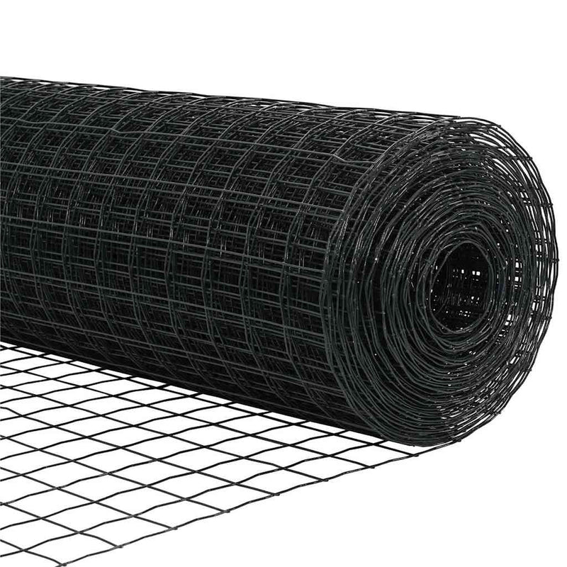 vidaXL Kerítés oszlopokkal Szürke 1.5 x 10 m Acél