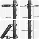 vidaXL Talajra rögzíthető hegesztett drótkerítés 10 x 0,8 m (Sz x M)