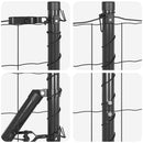 vidaXL Talajra rögzíthető hegesztett drótkerítés 10 x 1,4 m (Sz x Ma)