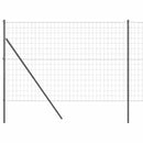 vidaXL Talajra rögzíthető hegesztett drótkerítés 10 x 1,6 m (S x M)