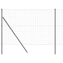 vidaXL Kerítés oszlopokkal Szürke 1.6 x 10 m Acél