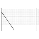vidaXL Talajra rögzíthető hegesztett drótkerítés 25 x 1,2 m (Sz x M)