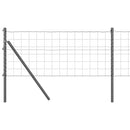 vidaXL Talajra rögzíthető hegesztett drótkerítés 25 x 0,4 m (Sz x M)