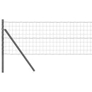vidaXL Talajra rögzíthető hegesztett drótkerítés 10 x 0,6 m (Sz x M)