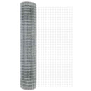 vidaXL Kerítés oszlopokkal Ezüst 1.6 x 10 m Acél