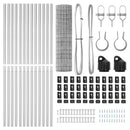 vidaXL Talajra rögzíthető hegesztett drótkerítés 25 x 1,2 m (Sz x M)