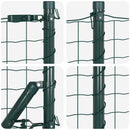 vidaXL Hevederes drótkerítés tüskékkel 10 x 0,6 m (Sz x M)