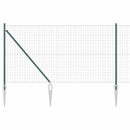 vidaXL Hevederes drótkerítés tüskékkel 10 x 1,4 m (Sz x Ma)