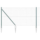 vidaXL Hevederes drótkerítés tüskékkel 10 x 1,2 m (Sz x M)
