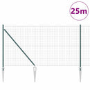 vidaXL Hevederes drótkerítés tüskékkel 25 x 1,2 m (Sz x M)