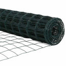 vidaXL Kerítés oszlopokkal Zöld 0,4 x 50 m Acél és PVC