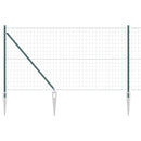 vidaXL Hevederes drótkerítés tüskékkel 10 x 1,0 m (Sz x M)