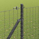 vidaXL Hevederes drótkerítés tüskékkel 10 x 1,6 m (S x M)