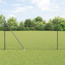 vidaXL Hevederes drótkerítés tüskékkel 10 x 1,6 m (S x M)