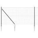 vidaXL Hevederes drótkerítés tüskékkel 10 x 1,2 m (Sz x M)