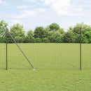 vidaXL Hevederes drótkerítés tüskékkel 10 x 1,5 m (Sz x M)