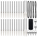 vidaXL Kerítés oszlopokkal Szürke 0.4 x 50 m Acél