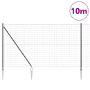 vidaXL Hevederes drótkerítés tüskékkel 10 x 1,6 m (S x M)
