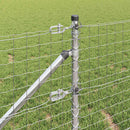 vidaXL Kerítés oszlopokkal Ezüst 0.8 x 10 m Acél