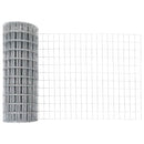 vidaXL Kerítés oszlopokkal Ezüst 0.8 x 10 m Acél