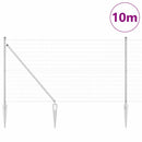 vidaXL Hevederes drótkerítés tüskékkel 10 x 1 m (Sz x M)