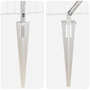 vidaXL Kerítés oszlopokkal Ezüst 1 x 10 m Acél