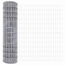 vidaXL Kerítés oszlopokkal Ezüst 1.5 x 10 m Acél