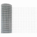 vidaXL Kerítés oszlopokkal Ezüst 0.8 x 25 m Acél