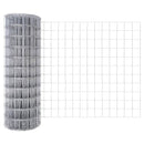 vidaXL Kerítés oszlopokkal Ezüst 0.8 x 10 m Acél