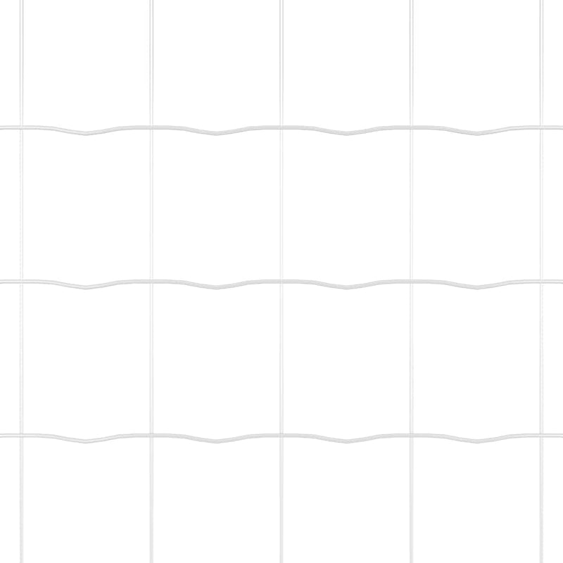 vidaXL Kerítés oszlopokkal Ezüst 0.8 x 25 m Acél