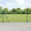 vidaXL Külső Euro Kerítés Betonalappal 10 x 1 m PVC-bevonatos acél
