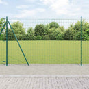 vidaXL Europai kerítés beton alaplappal 10 x 1,5 m PVC-bevonatos acél