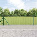 vidaXL Europai kerítés beton alaplappal 50 x 0,6 m PVC-bevonatos acél