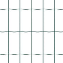 vidaXL Kerítés oszlopokkal Zöld 0.6 x 50 m Acél