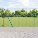 vidaXL Külső Euro Kerítés Betonalappal 10 x 1,5 m PVC-bevonatos acél