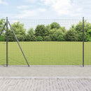 vidaXL Külső Euro Kerítés Betonalappal 10 x 1,6 m PVC-bevonatos acél