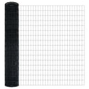 vidaXL Europai kerítés beton alaplappal 10 x 1,5 m PVC-bevonatos acél