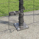 vidaXL Külső Euro Kerítés Betonalappal 10 x 1,4 m PVC-bevonatos acél