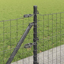 vidaXL Europai kerítés beton alaplappal 25 x 0,6 m PVC-bevonatos acél