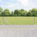 vidaXL Külső Euro Kerítés Betonalappal 10 x 0,6 m Horganyzott Acél