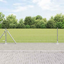 vidaXL Külső Euro Kerítés Betonalappal 50 x 0,4 m Horganyzott Acél