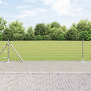 vidaXL Külső Euro Kerítés Betonalappal 25 x 0,6 m Horganyzott Acél