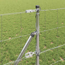 vidaXL Legelőkerítés Ezüst 25 x 0.8 m Horganyzott acél