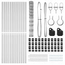 vidaXL Legelőkerítés Ezüst 25 x 1.2 m Horganyzott acél