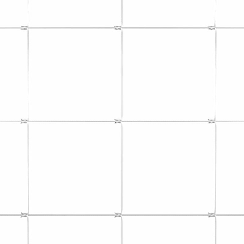 vidaXL Legelőkerítés Ezüst 25 x 1.2 m Horganyzott acél