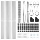 vidaXL Legelőkerítés Ezüst 25 x 1.2 m Horganyzott acél