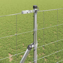 vidaXL Legelőkerítés Ezüst 25 x 1.2 m Horganyzott acél