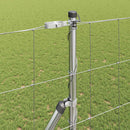 vidaXL Legelőkerítés Ezüst 25 x 1.4 m Horganyzott acél