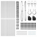 vidaXL Legelőkerítés Ezüst 25 x 1.5 m Horganyzott acél